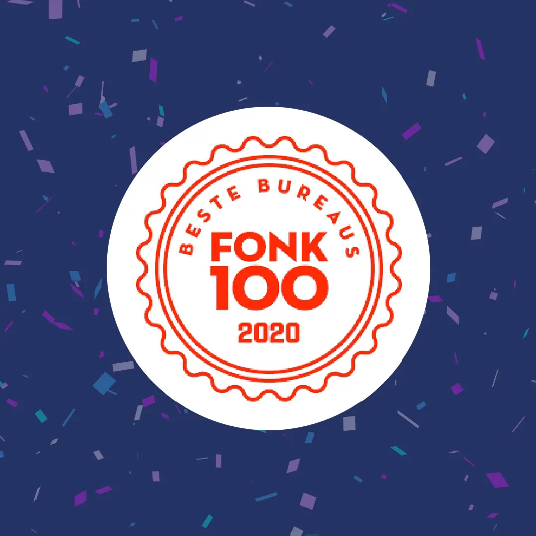 Stuurlui staat in de FONK100 beste bureaus van Nederland!