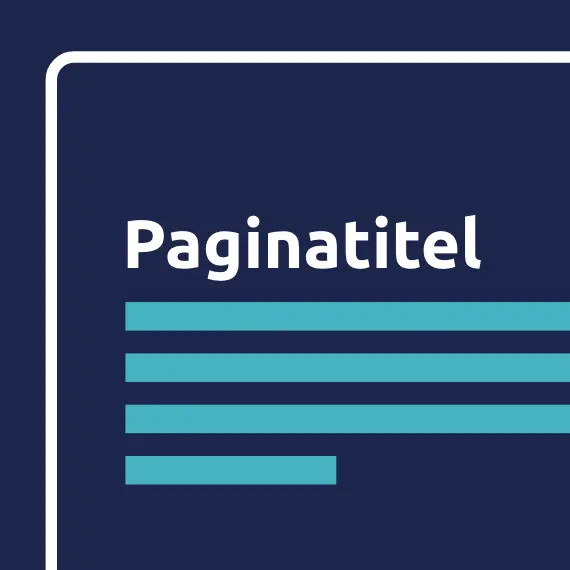 2.4.2 Geef webpagina’s een titel die de inhoud van de pagina beschrijft