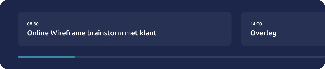 Projectmanager woensdag