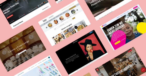 WordPress websites pink