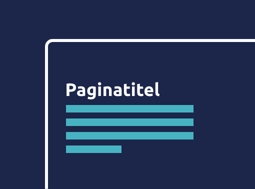 2.4.2 Geef webpagina’s een titel die de inhoud van de pagina beschrijft