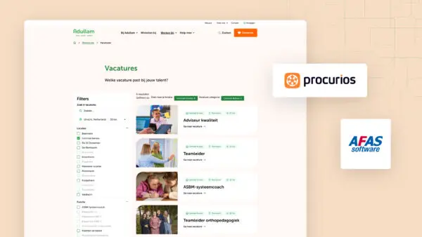 Adullam website vacature overzicht