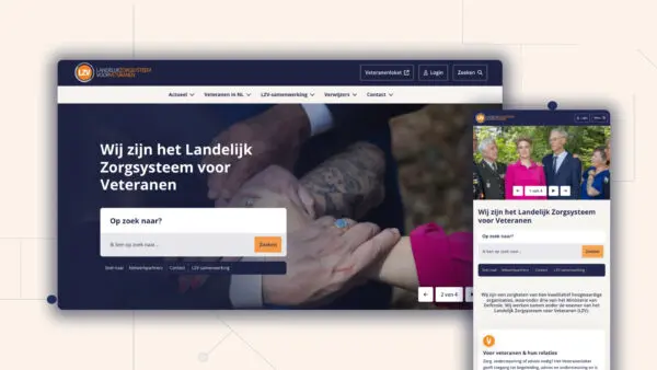 Homepage + mobile LZV