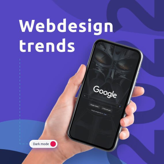 Dark mode - één van de webdesign trends van 2022