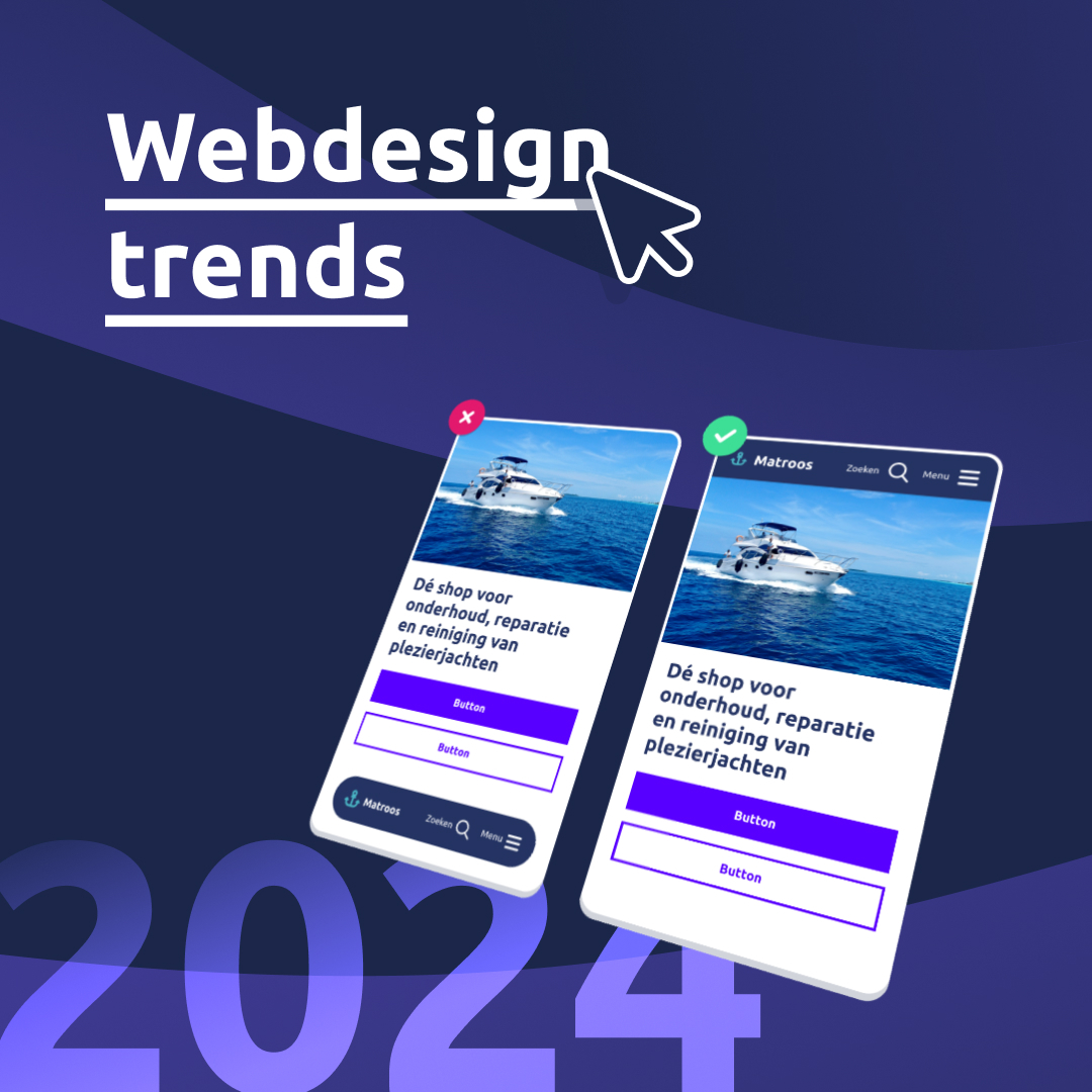 De belangrijkste webdesign trends voor 2024