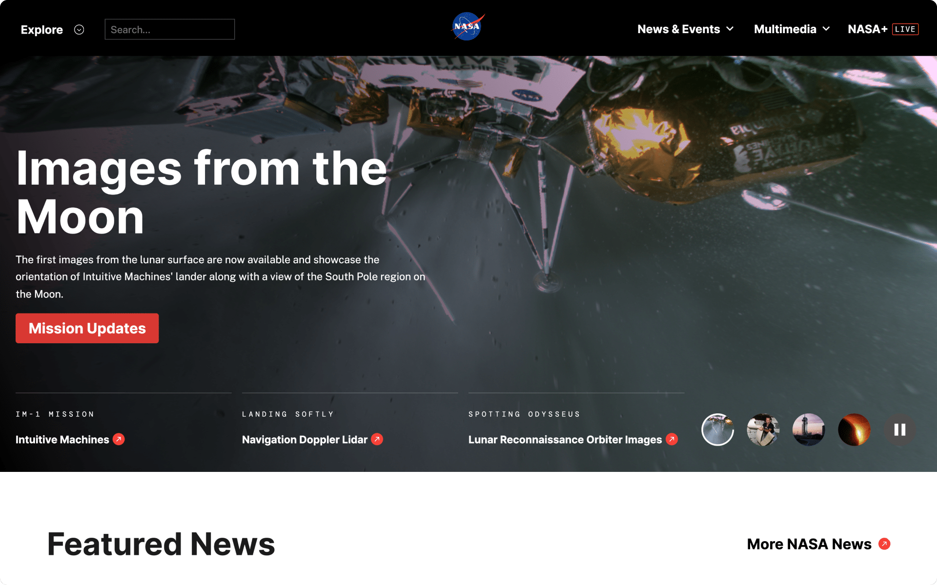 Mooiste website ter inspiratie: NASA