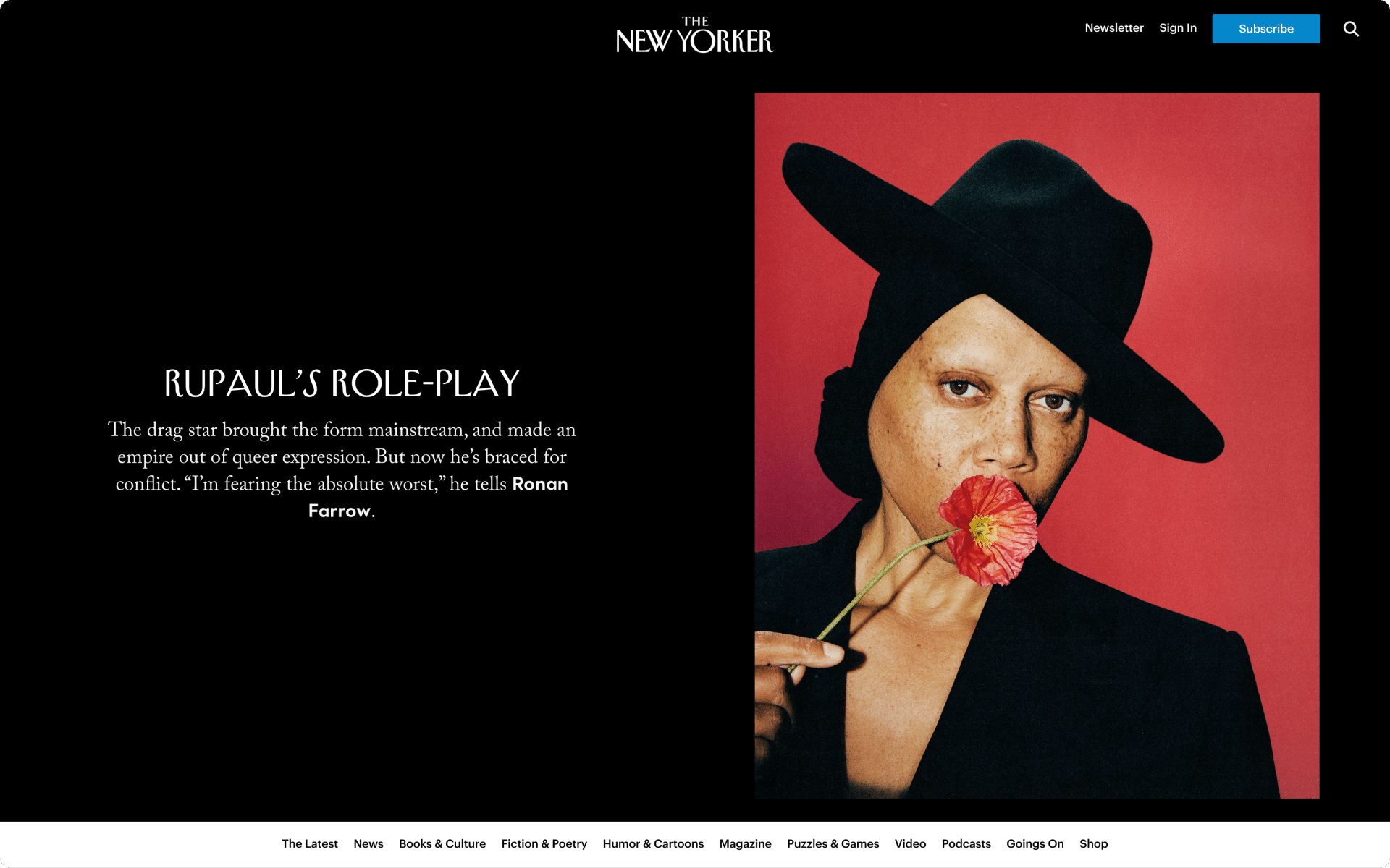 Mooiste website ter inspiratie: The New Yorker