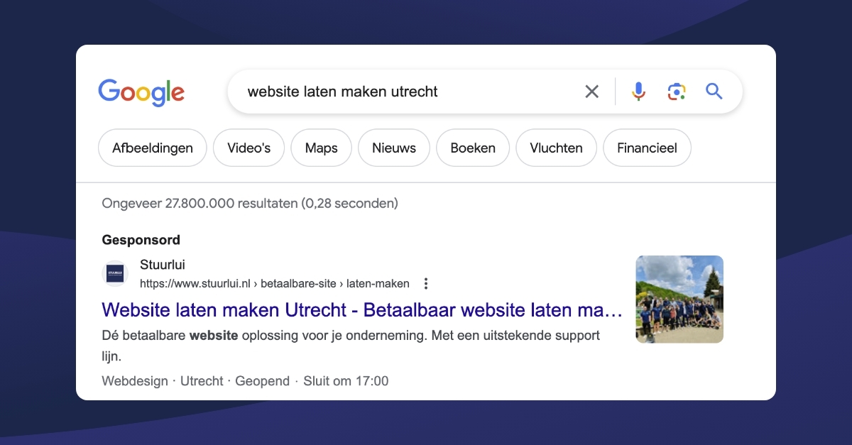 Hoger in Google door advertenties