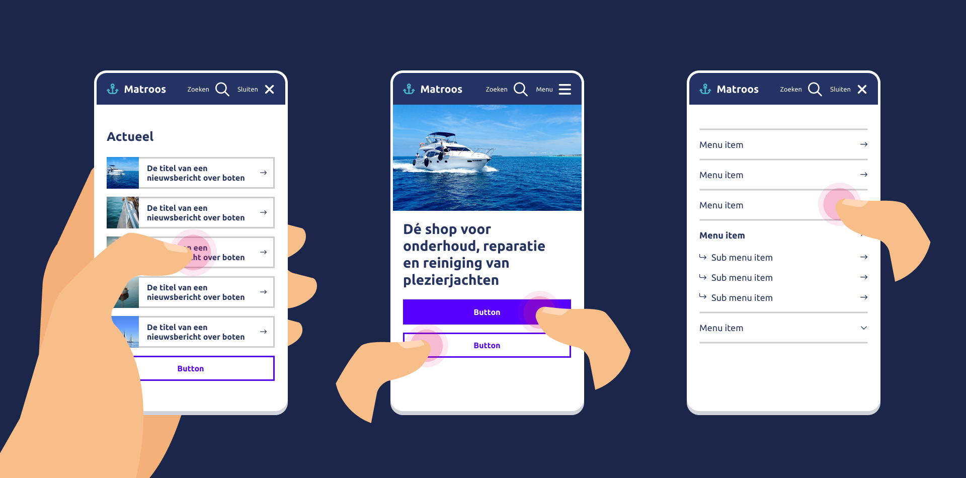 Webdesign trend 4 - mobiele aandachtspunten