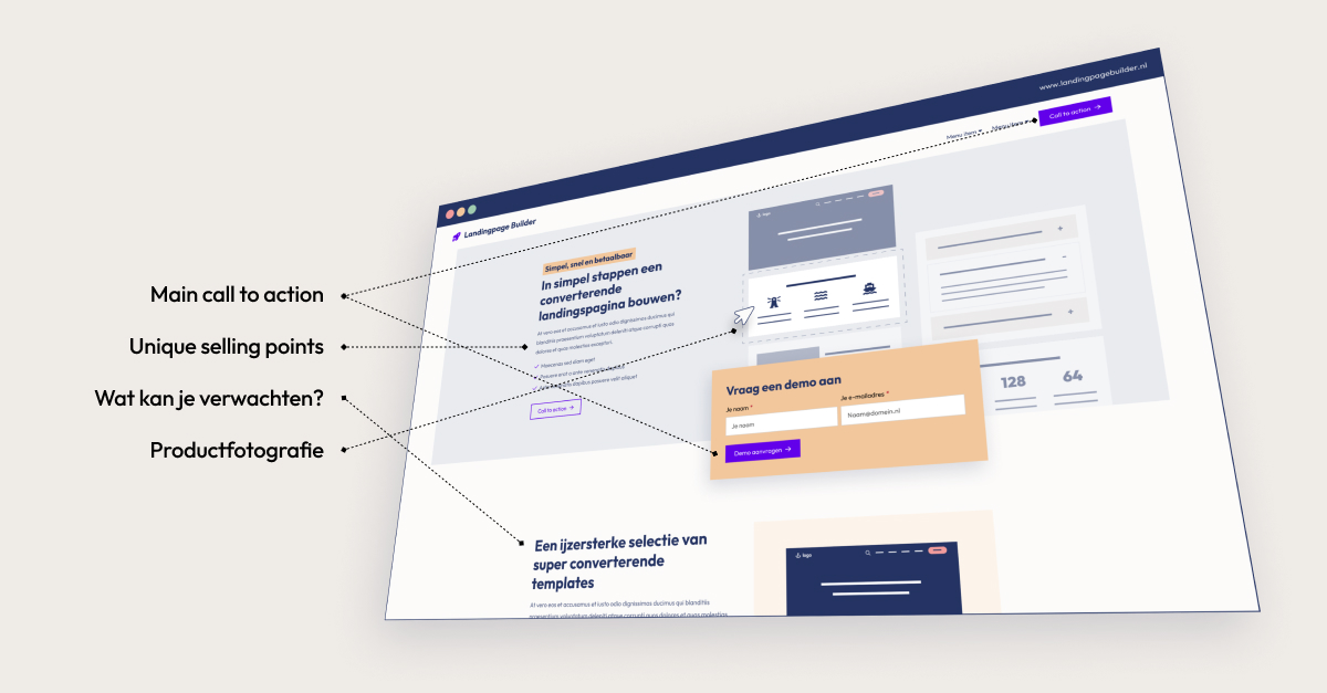 Opvallende CTA voor je landingspagina uitgelicht